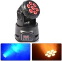 Light & effects, MHL74 LED Wash Moving Head 7x10W Black