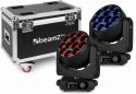 Diskolys & Lyseffekter, MHL1240 LED Moving Head Zoom 12x40W 2 stykker i Flightcase