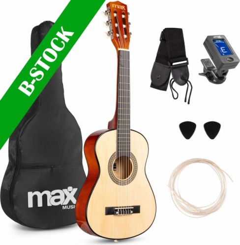 SoloArt Junior 1/4 Classic Guitar Pack Natural "B STOCK"
