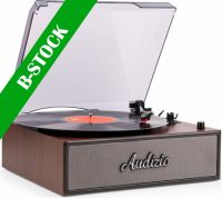 Reno Record Player Retro Wood "B-STOCK"