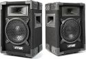 Højttalersæt i populært disco-look 2-vejs med 6" bas / 300W (pris er for 2 højttalere)