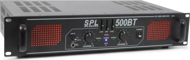 SPL 500BT Amplifier Red LED+EQ Black