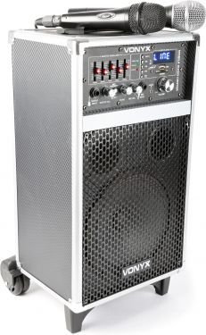 ST080 Portable Sound System 8" USB/SD/VHF/BT