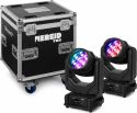 Light & effects, Nereid740 Outdoor LED Bee Eye Moving Head with Zoom 2pcs in Flightcase