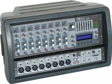 PDM-C802A 8-Channel Powered stereo mixer DSP/MP3