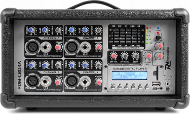PDM-C804A Powered Mixer 4-Channel MP3/ECHO