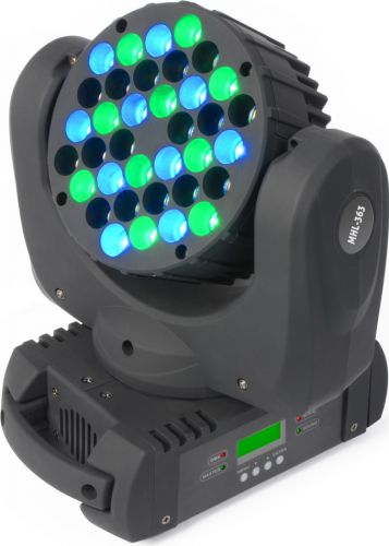 MHL363 16-Channel Moving Head Spot 36x 3W RGBW LEDs DMX