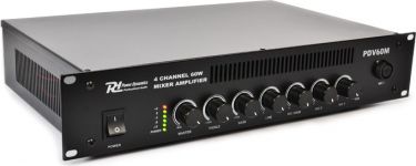 PDV60M 60W/100V 4-Channel Mixer Amplifier