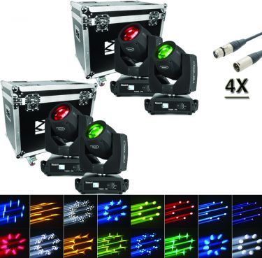 BeamZ professional Tiger E 7R Spot Movinghead - Pakke med 4 stk.