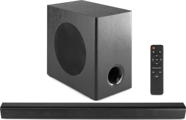 Soundbar SB90 med Bluetooth og trådløs Subwoofer 150 Watt, Flot design!