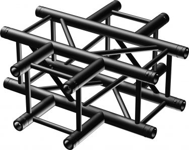 P30-C41 Truss 4-way cross Black