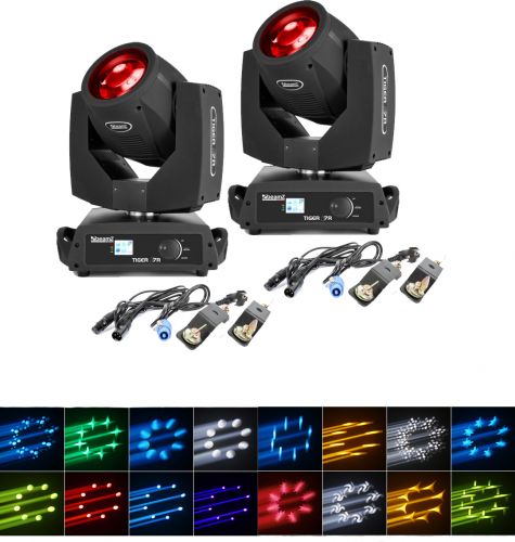 BeamZ professional Tiger E 7R Spot Moving head - Pakke med 2 stk