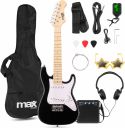 Komplet GigKit Junior 1/4 Elguitar Pakke – Alt-i-Én Startkit til Yngre Guitarister – Sort Komplet GigKit Junior 1/4 Elguitar Pakke – Alt-i-Én Startkit til Yngre Guitarister – Sort