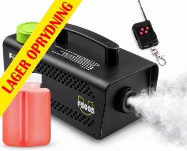 F500S Fest Røgmaskine 500W med røgvæske / Klar til brug!