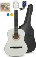 Junior Guitarpakke 36" - 3/4 junior-guitar, Akustisk (6-11 år) Hvid / Alt du skal bruge! Junior Guitarpakke 36" - 3/4 junior-guitar, Akustisk (6-11 år) Hvid / Alt du skal bruge!