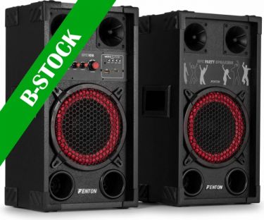 SPK-108 PA Active Speaker Set 8” BT "B-STOCK"