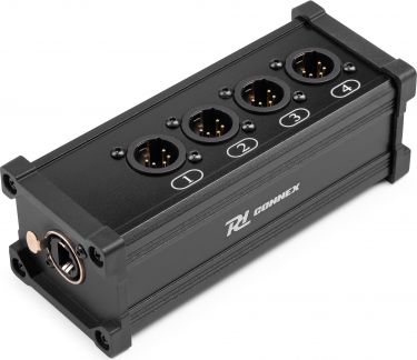 CX186 RJ45 to 4x XLR5M Splitter Box