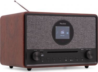 Lucca Internet Radio with DAB+ and CD Player Dark
Wood