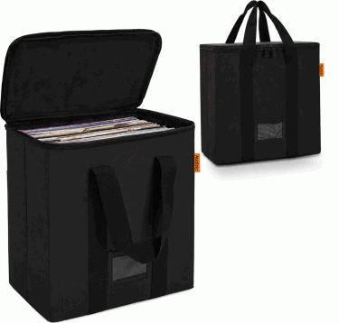 VCB50 Vinyl Carry Bag for 50 Records Black