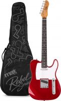 Rebel TE Electric Guitar Metallic Red