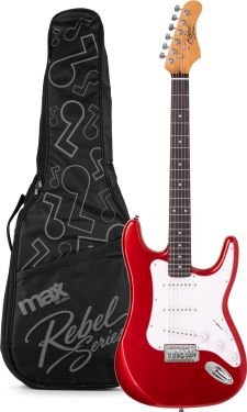 Rebel ST Electric Guitar Metallic Red