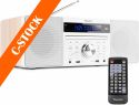 Hi-Fi & Surround, Prato All-in-One Music System CD/DAB+ White "C-STOCK"