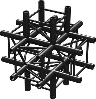 P30-C60 Truss 6-way cross Black